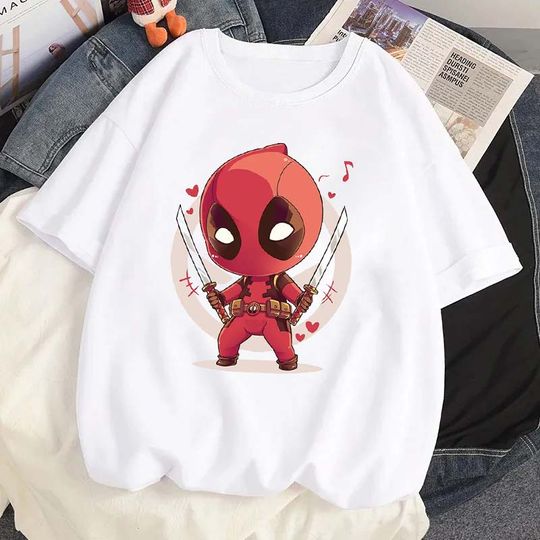 Disney Marvel Deadpool Graphic Printed T Shirt