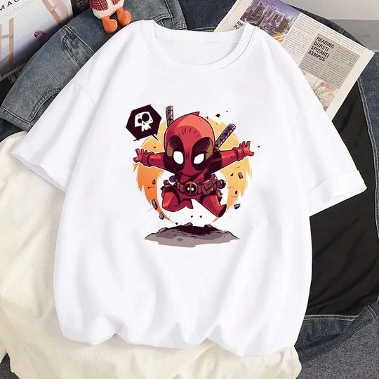 Disney Marvel Deadpool Graphic Printed T Shirt