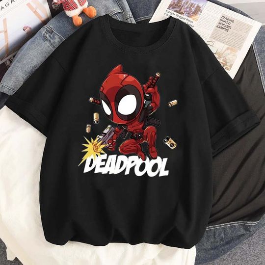 Disney Marvel Deadpool Graphic Printed T Shirt