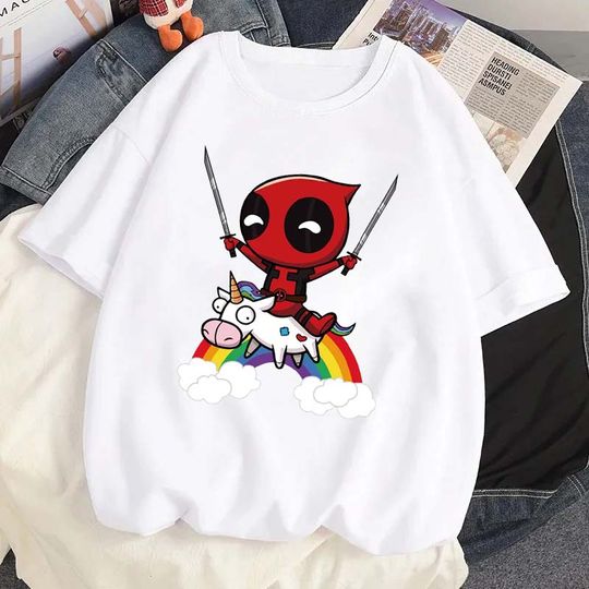Disney Marvel Deadpool Graphic Printed T Shirt