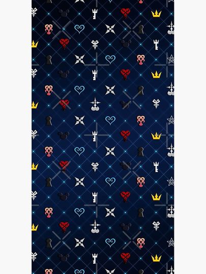 Kingdom Hearts Pattern Ver 2 Duffle Bag
