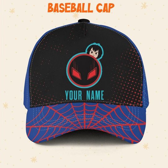 Custom Spiderman Peni Parker Logo Cap, Custom Disney Hat, Spiderman Baseball Cap