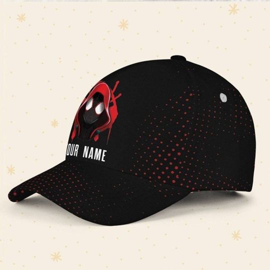 Custom Spiderman Miles Cool Logo Cap, Custom Disney Hat, Spiderman Baseball Cap