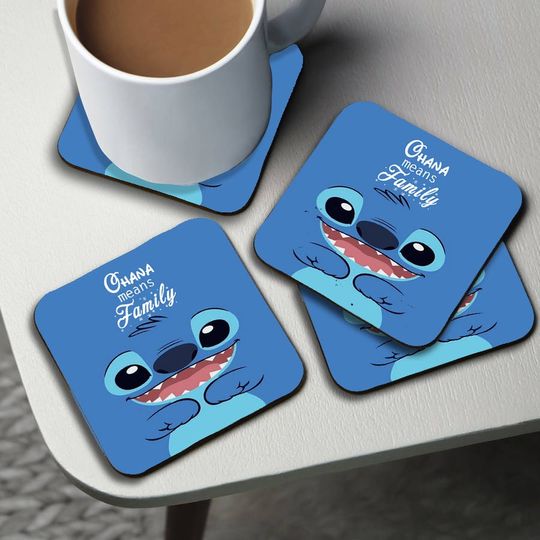 Disney Stitch, Ohana Means Family Coaster