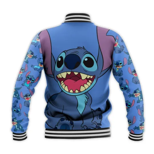 Spring and Autumn New Baseball Jacket Disney Stitch
