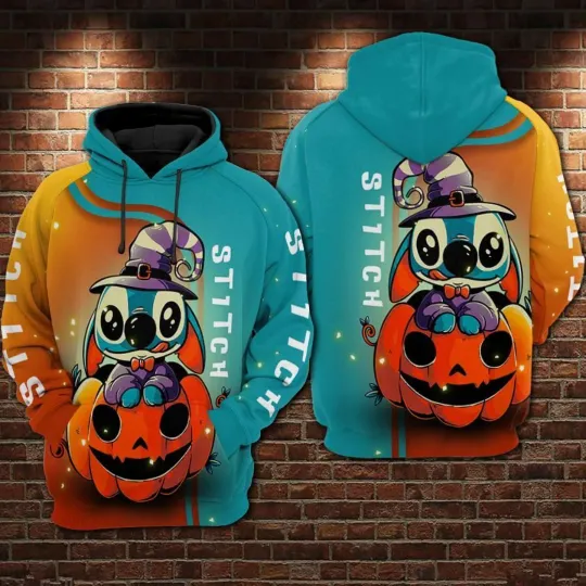Disney Stitch 3D Printing Hoodie