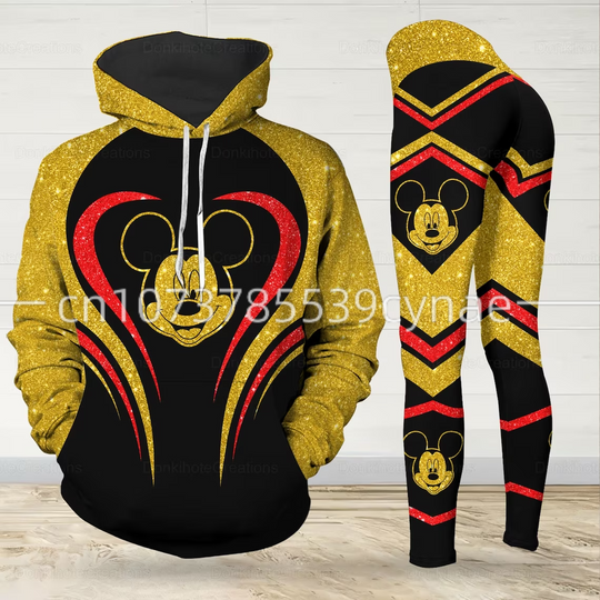2023 New Disney Mickey  Hoodie Legging Sets