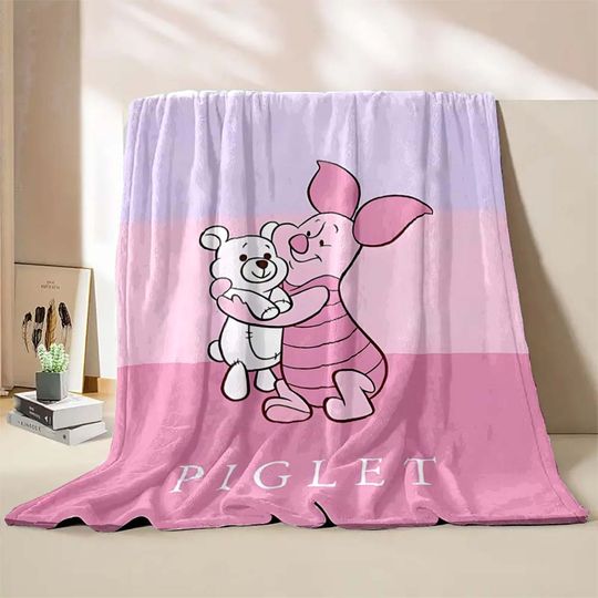 Disney Winnie The Pooh Piglet Print Blanket  Blanket