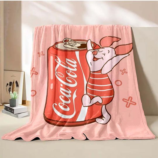 Disney Winnie The Pooh Piglet Print Blanket  Blanket