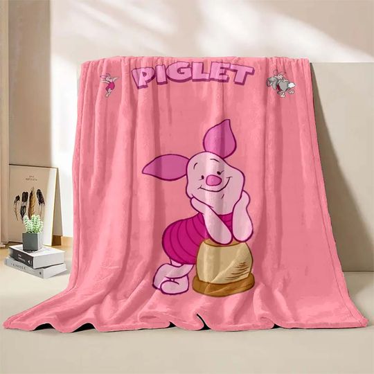 Disney Winnie The Pooh Piglet Print Blanket  Blanket
