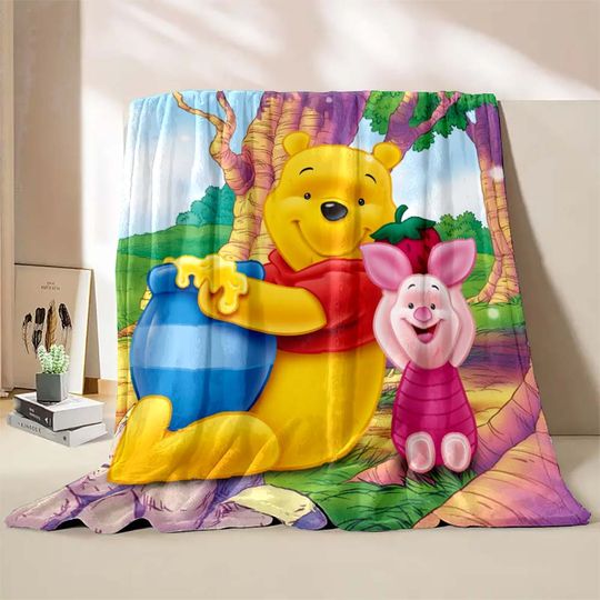 Disney Winnie The Pooh Piglet Print Blanket  Blanket