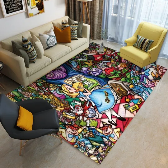 Alice In Wonderland Disney Rug