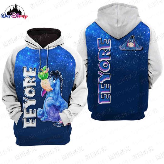 Winnie the Pooh Eeyore Disney  3D Hoodie
