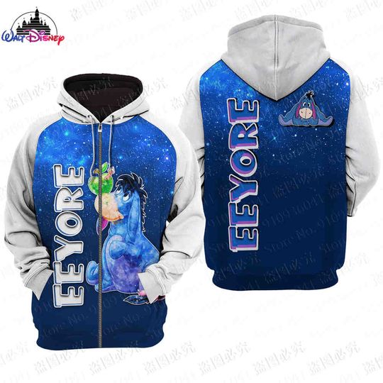 Winnie the Pooh Eeyore Disney  3D Hoodie