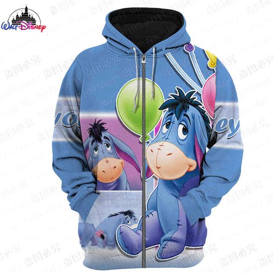 Winnie the Pooh Eeyore Disney  3D Hoodie