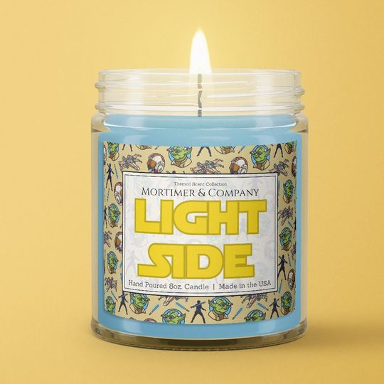 LIGHT SIDE | Disney Candle | Jedi Master Luke Skywalker Inspired Scented Candles