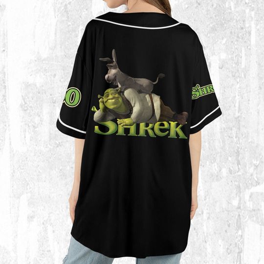 Personalize Shrek And Donkey Black, Disney Fiona Princess Gift