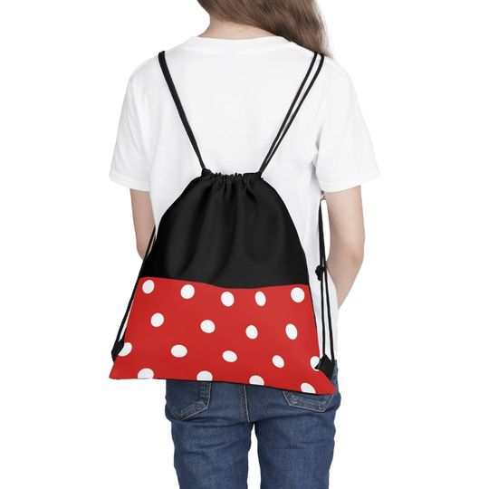 Minnie Mouse Drawstring Bag, Disney Accessory