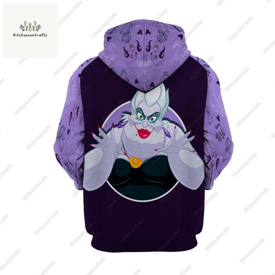 Disney Ursula My Emotions 3D Hoodie