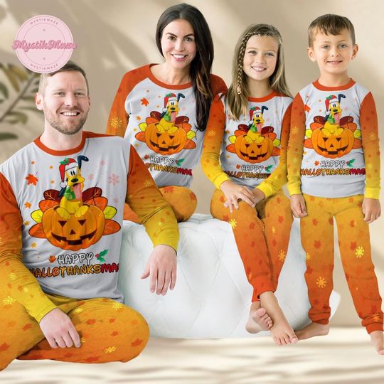 Pluto Pajamas Family, Disney Pluto Pajamas Set, Pluto Holiday