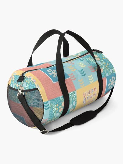 "it's a small world" Pattern (version 2) Duffle Bag