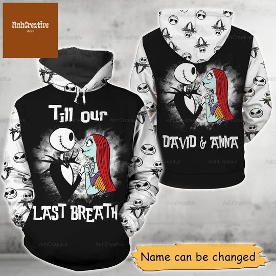 Disney Jack And Sally 3D Hoodie