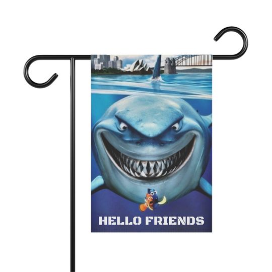 Disney Bruce, Dory and Marlin from the movie Finding Nemo Garden Flags