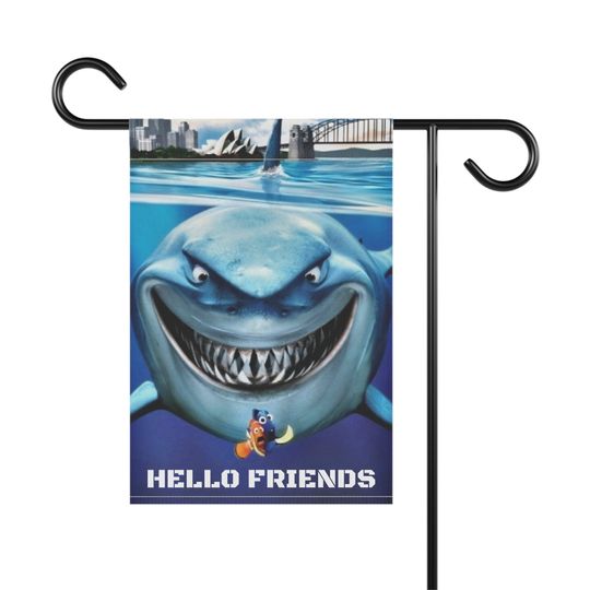 Disney Bruce, Dory and Marlin from the movie Finding Nemo Garden Flags