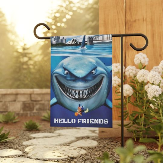Disney Bruce, Dory and Marlin from the movie Finding Nemo Garden Flags