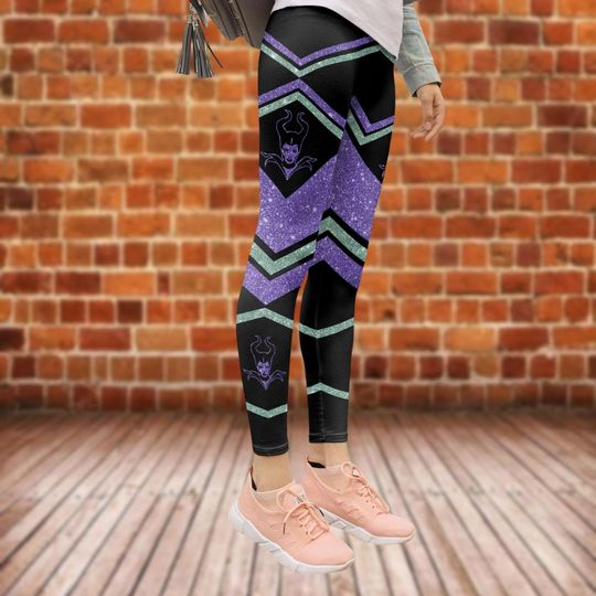 Halloween Maleficent Hoodie Legging, Disney Villains