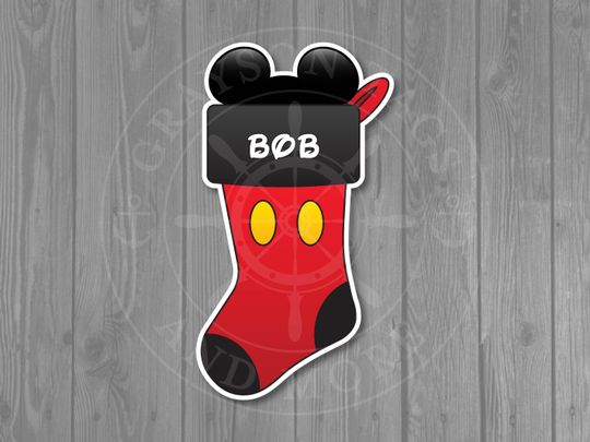 Disney Cruise Christmas Stocking Stateroom Door Magnet