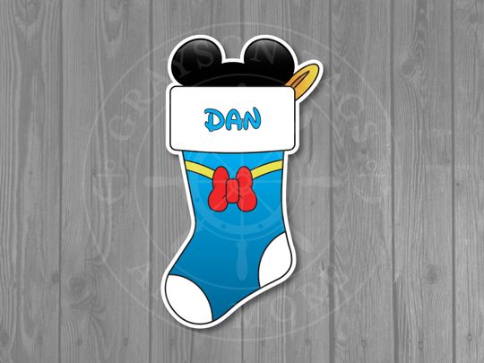Disney Cruise Christmas Stocking Stateroom Door Magnet