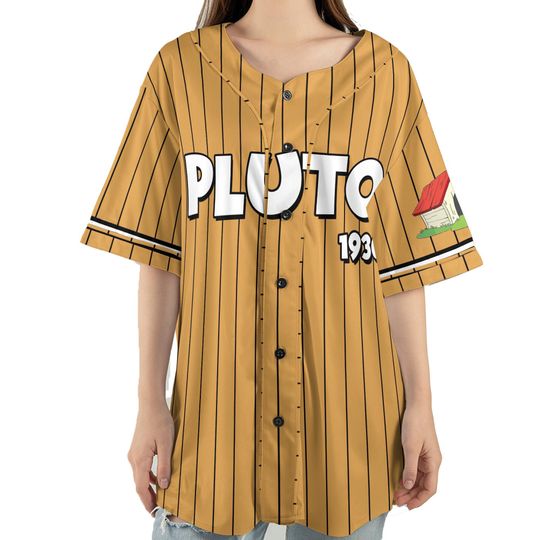 Two Sided Disney Pluto What's Up Dog Baseball Jersey, Disney Pluto Dog 1930