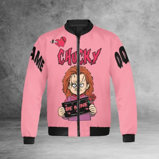 Personalized Chucky Doll I'd Kill For You Horror Valentine's Day Jacket