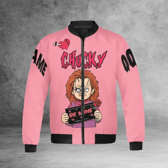 Personalized Chucky Doll I'd Kill For You Horror Valentine's Day Jacket