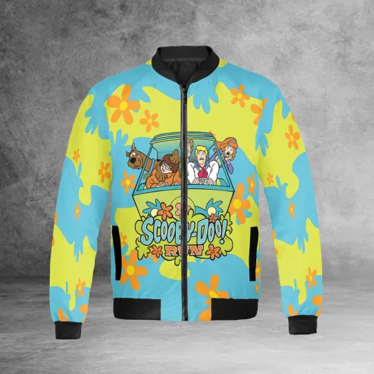 Scooby Doo Run Scooby Doo Friends On Mystery Machine Jacket