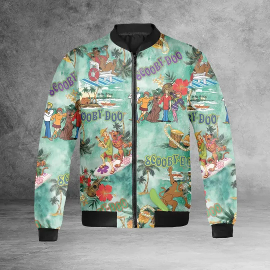 Scooby Doo Friends Surfing Summer Tropical Scooby Doo Lovers Jacket