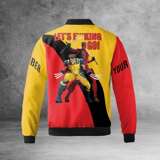 Personalized Deadpool And Wolverine Let's F*cking Deadpool 3 Superheroes Jacket