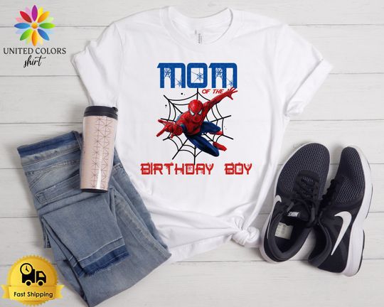 Spiderman Shirt, Spiderman Birthday Shirts