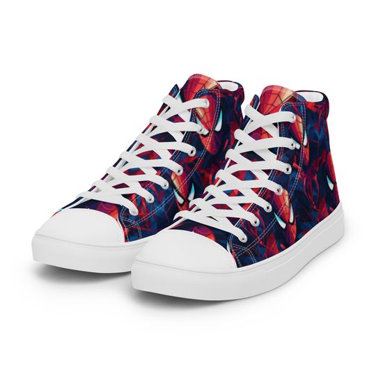 Mens high top Sneakers Spiderman