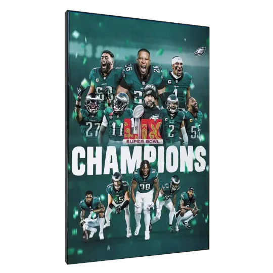 Philadelphia Eagles Super Bowl LIX Champions Poster
