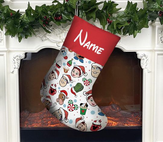 Personalized Disney Toy Story Christmas Stocking, Toy Story Land Gift