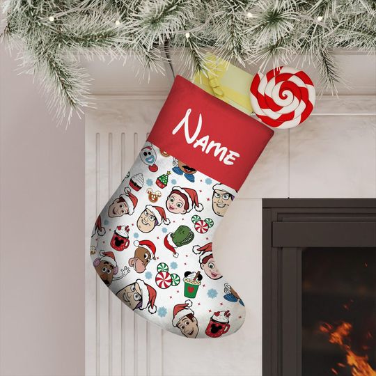 Personalized Disney Toy Story Christmas Stocking, Toy Story Land Gift