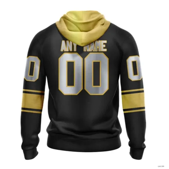 Personalize St. Louis Blues Special Black And Gold Hoodie