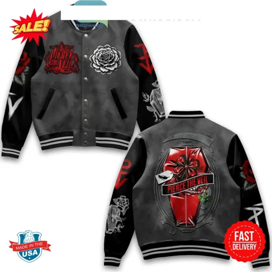 Pierce The Veil 2025 Bulls In The Bronx Baseball Jacket