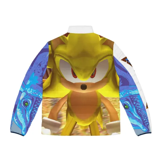 Sonic the Hedgehog Men's Puffer Jacket (AOP)