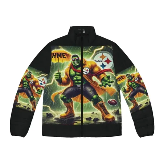 Men's Jacket - Pittsburgh Steeler Hulk Fusion Design