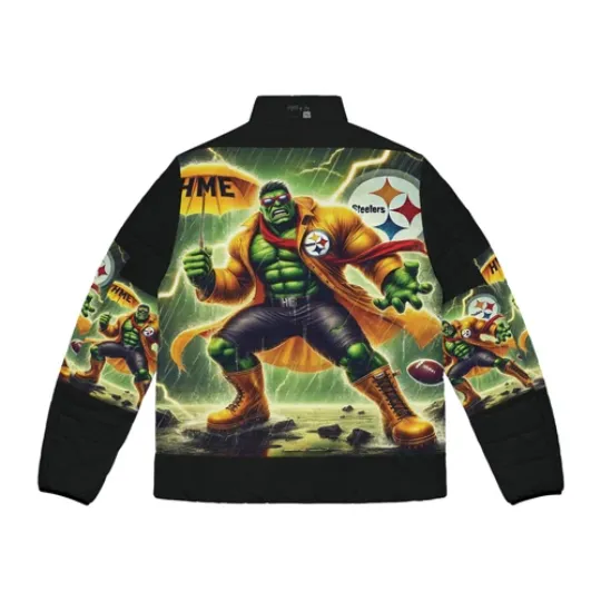 Men's Jacket - Pittsburgh Steeler Hulk Fusion Design