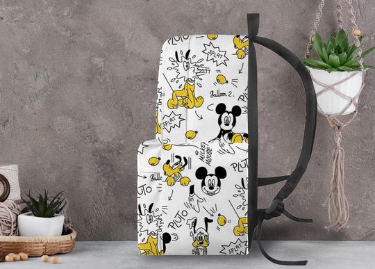 Mickey Disney Custom Backpack, Mickey Disney School Bag, Laptop Backpack, Personalized Gift, Personalized Backpack