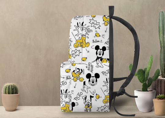 Mickey Disney Custom Backpack, Mickey Disney School Bag, Laptop Backpack, Personalized Gift, Personalized Backpack